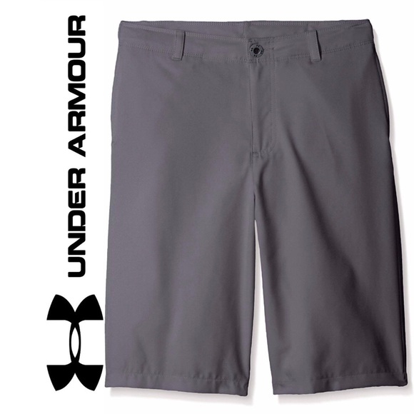 boys under armour medal play golf shorts